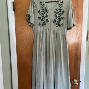 Sweet Salt flowy mint green dress